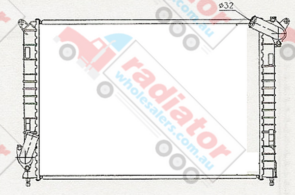 RW597103M Radiator